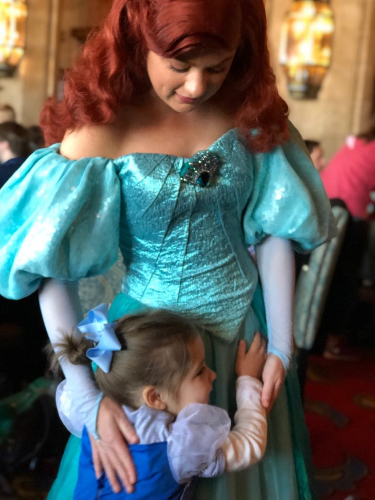 Ariel at Cinderella's Royal Table