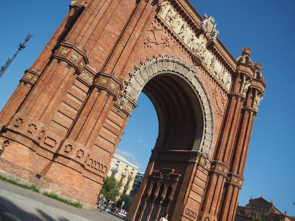 TOP 10 THINGS TO DO IN BARCELONA featured by top Missouri travel blogger, Emmy Lou Styles: Visit the Arc de Triomf 