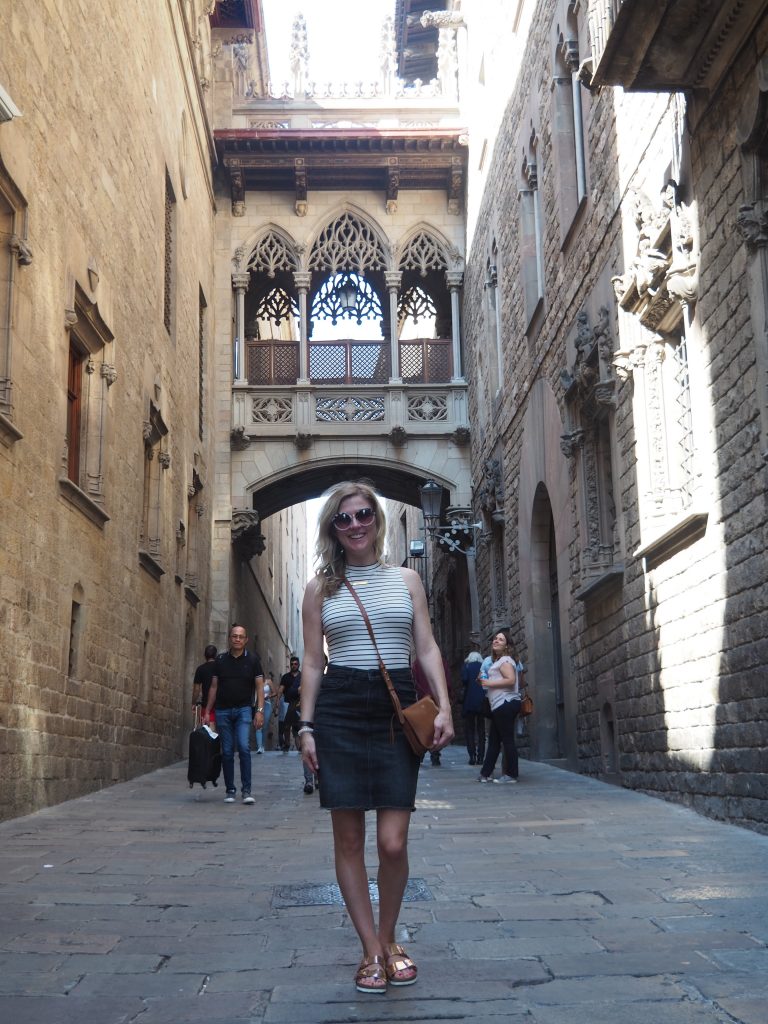 TOP 10 THINGS TO DO IN BARCELONA featured by top Missouri travel blogger, Emmy Lou Styles: The Gothic Quarter in Barcelona is a must see.