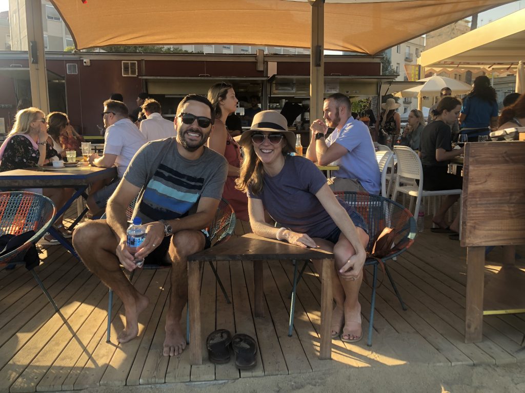 TOP 10 THINGS TO DO IN BARCELONA featured by top Missouri travel blogger, Emmy Lou Styles: Visit the public beach and sit at a beachfront bar