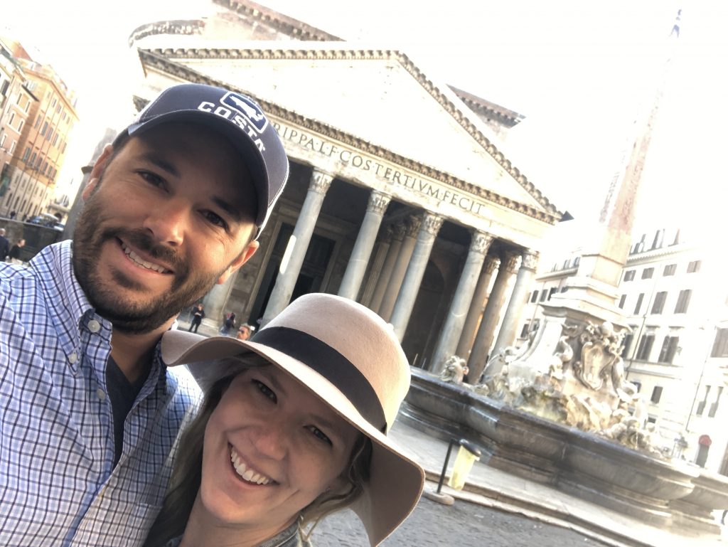 Emily from Emmy Lou Styles visits the Pantheon in Rome, Italy