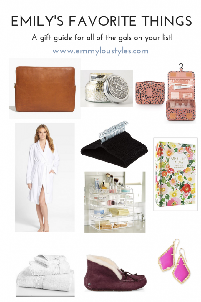 Emily from Emmy Lou Styles shares some of her favorite things including several great gifts for the women on your list.