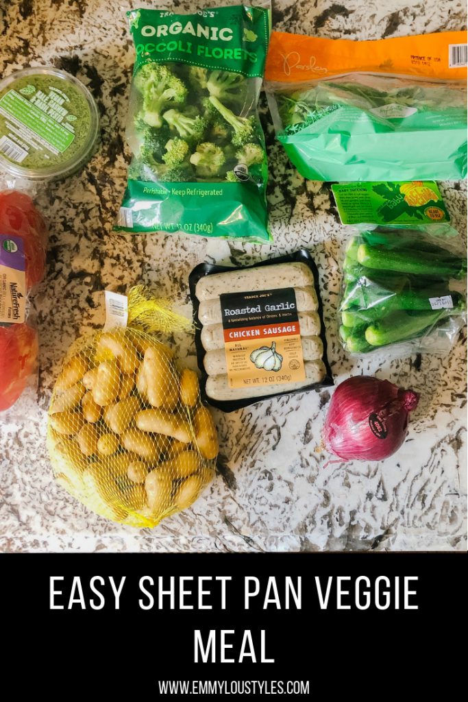 Sheet Pan Veggie Meal w_Garlic Chicken Sausage