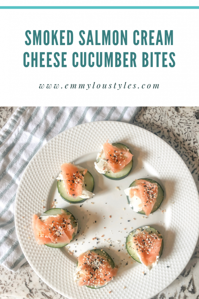 An easy recipe for Smoked Salmon Cream Cheese Cucumber Bites