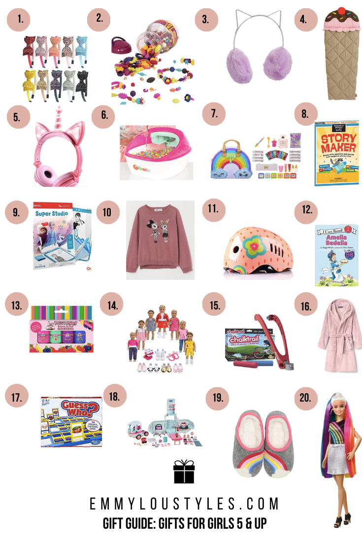 20 + Gifts for girls ages 5 to 7
