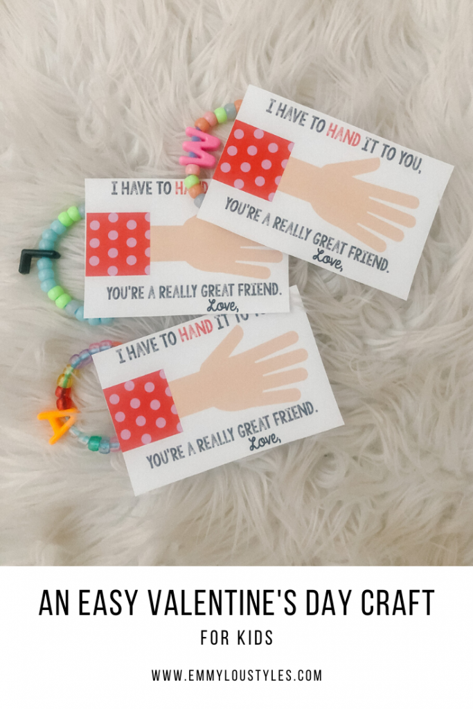 Easy Valentine's day friendship bracelets for kids to make