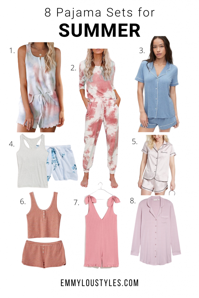 8 Pajama Sets for Summer - Emmy Lou Styles